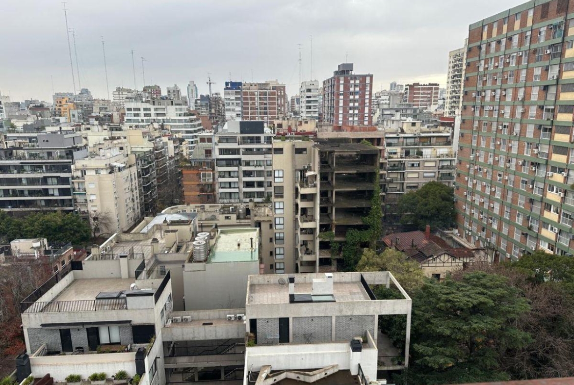 Belgrano 3 ambientes de 50 metros vista abierta